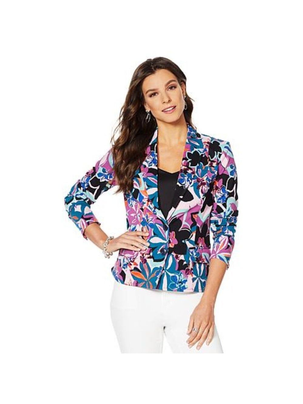 MOTTO Stretch Sateen Blazer Jacket 648-770